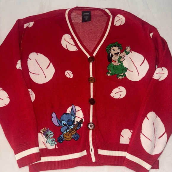 Disney Sweaters - Disney Lilo & Stitch Women’s Knit Cardigan - BoxLunch